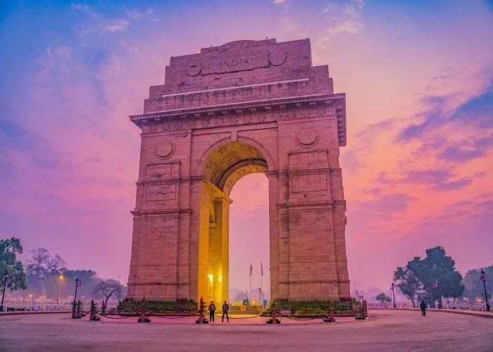 India Gate Delhi - symbol of national pride and top destination on the Golden Triangle tour