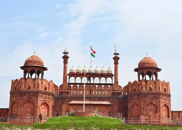 Red Fort Delhi - historical monument and highlight of the Golden Triangle tour