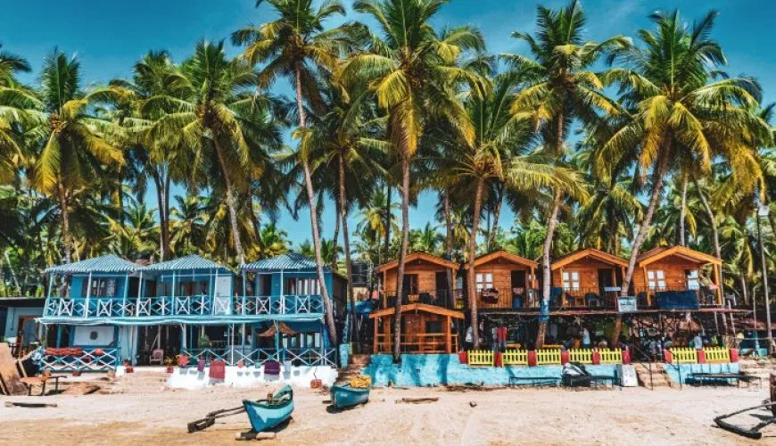 Goa beach - safe travel destination in India for tourists