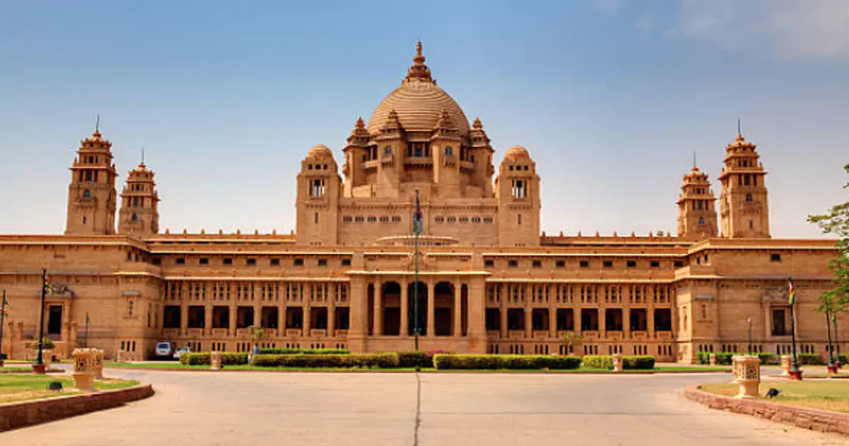 Umaid Bhawan Palace in Jodhpur, largest private residence with royal history